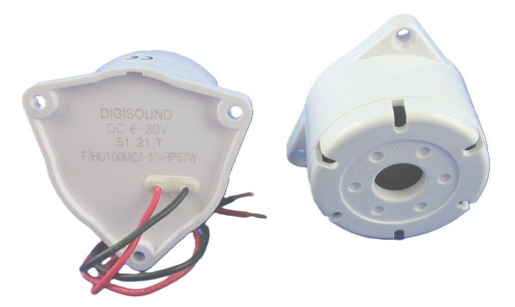 DIGISOUND F/HU100MC6-30V-IP67W Backup Alarm