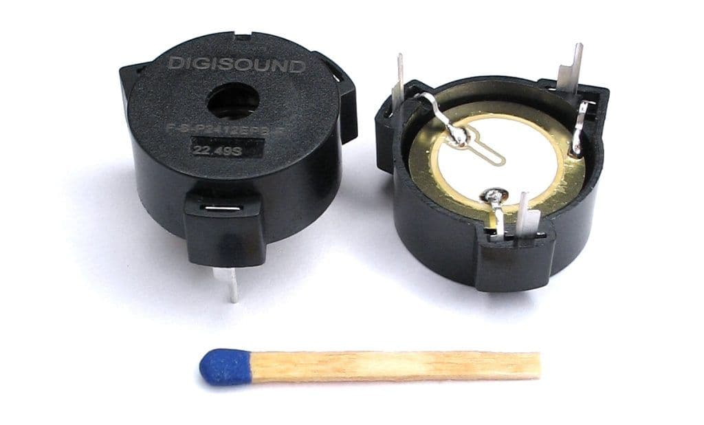 DIGISOUND F-B-P2412EPB-F Piezo THT Buzzer with feedback pin