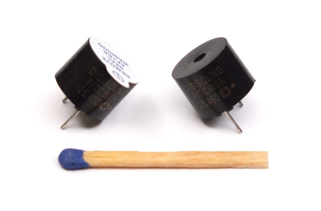DIGISOUND F/TCW 05 WITH LABEL Magnetic THT Buzzer with oscillator